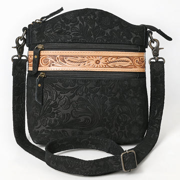 American Darling Cross Body Hand Tooled Embossed Genuine Leather Western Women Bag Handbag Purse | Crossbody for Cute